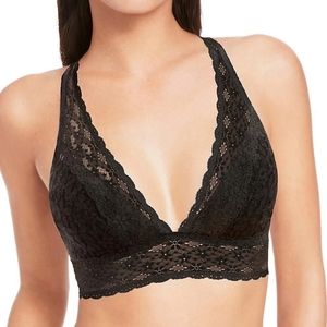 Wacoal Black Lace Plunge Bralette